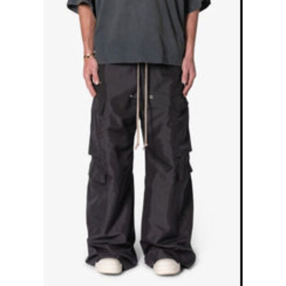 MNML Rave Double Cargo Pants - Black - Picture 1 of 4